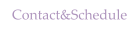 Contact&Schedule